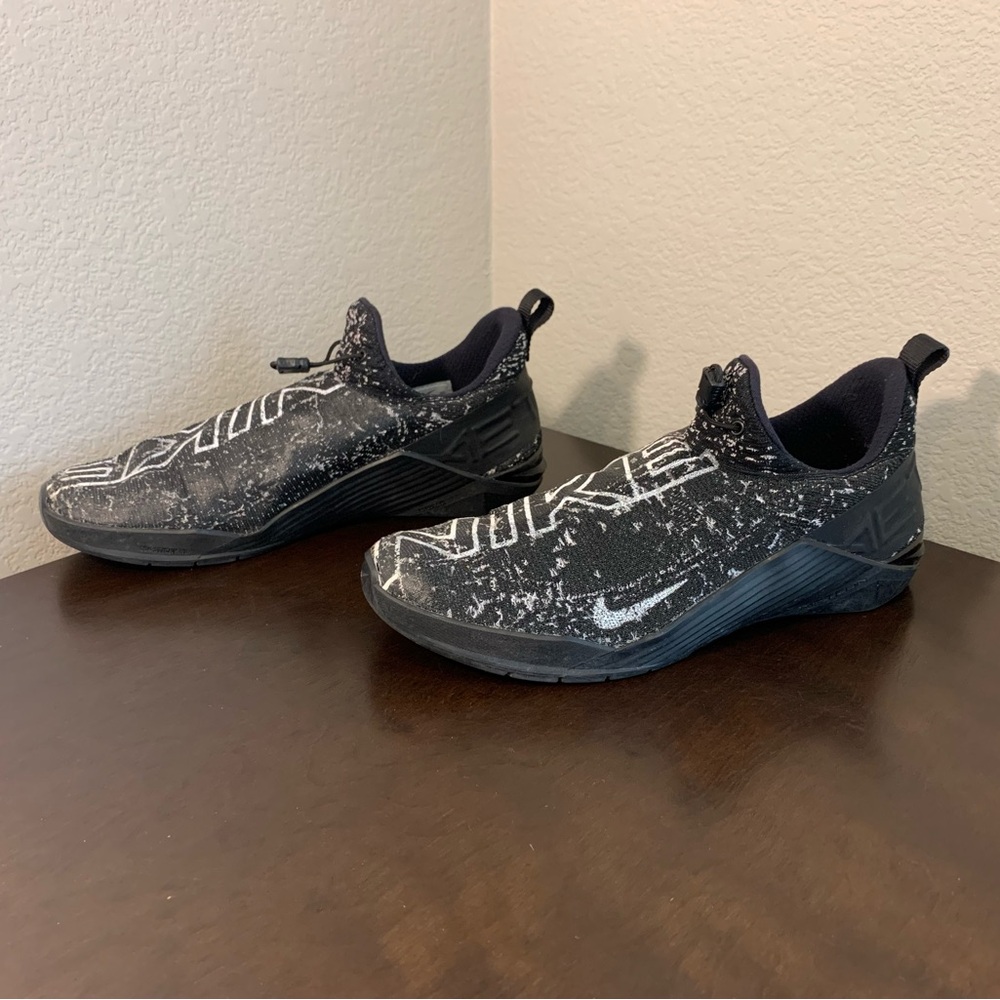 Nike React Metcon Training Gym Shoes Black White BQ6044-010 Men's Size 12